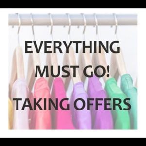 Everything must go!!